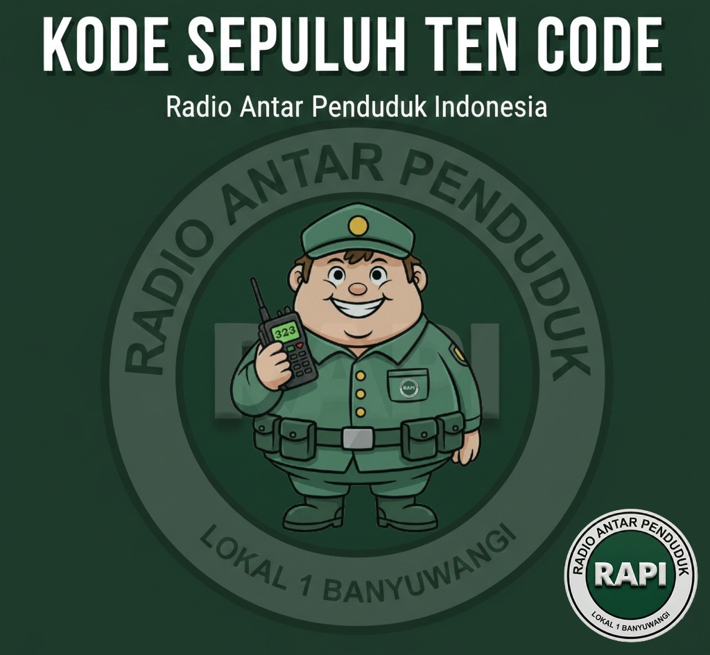 Kode Sepuluh (10-Code) Radio Antar Penduduk Indonesia (RAPI)